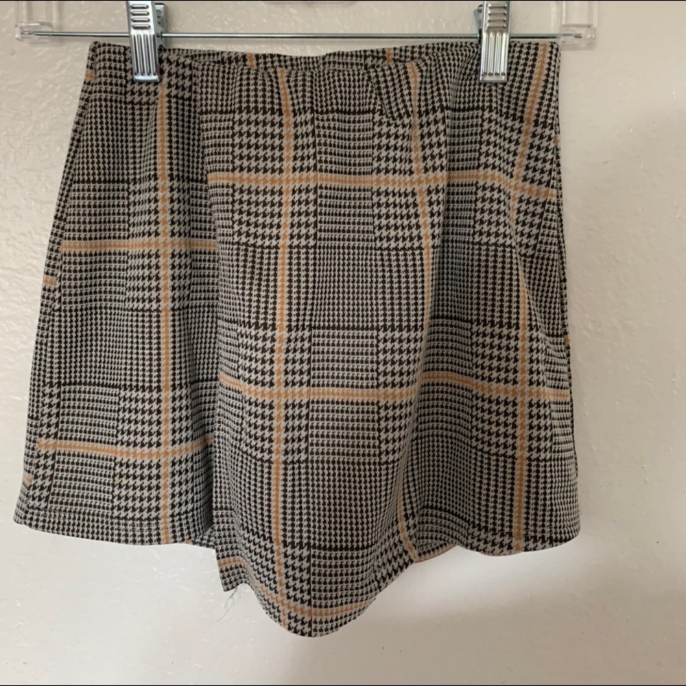 better be plaid skort size medium